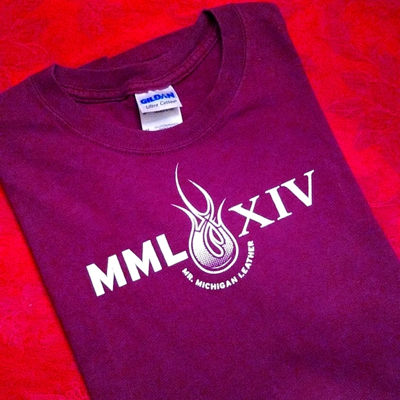 MR. MICHIGAN LEATHER T-SHIRT - Picture 1 of 7